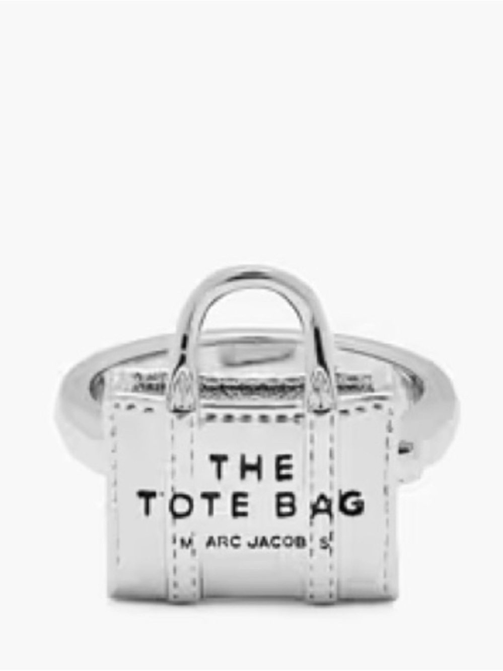 Marc Jacobs The Tote Bag Ring, Dust Bag & Box (8) - NIB